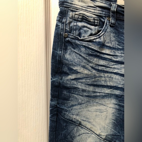 Women’s/Tween Blue Acid Wash Cult Skinny Jeans - Picture 2 of 5